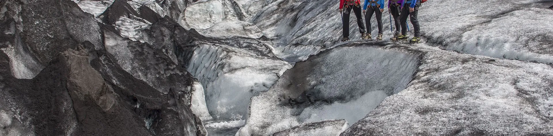 Glaciärvandring med isklättring