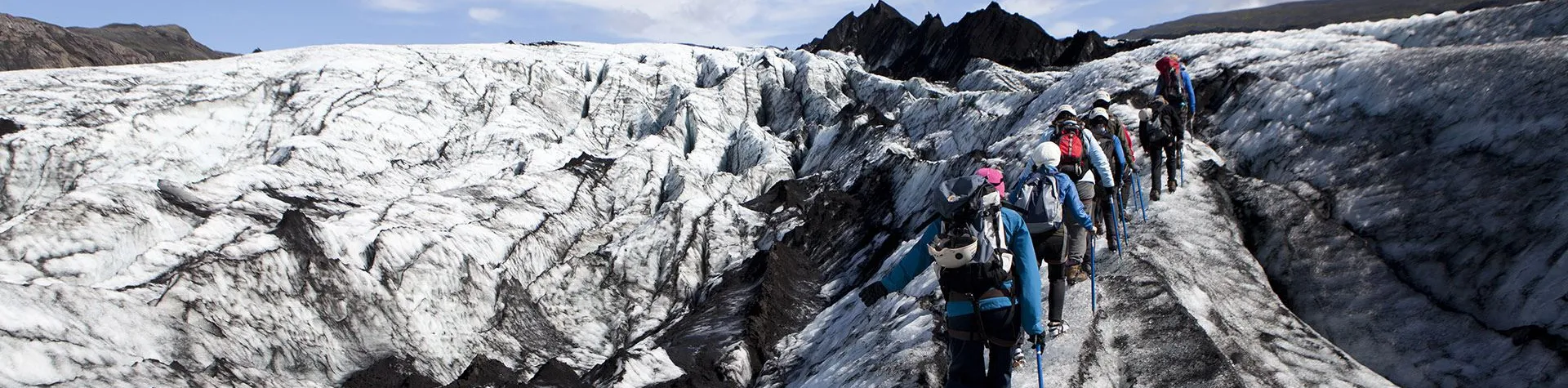 Glaciärvandring med isklättring