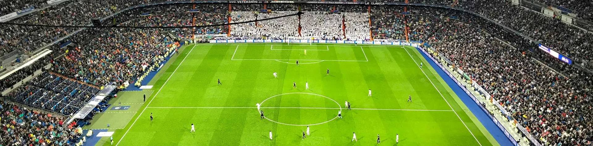 Santiago Bernabeu, Madrids fotbollstadium.