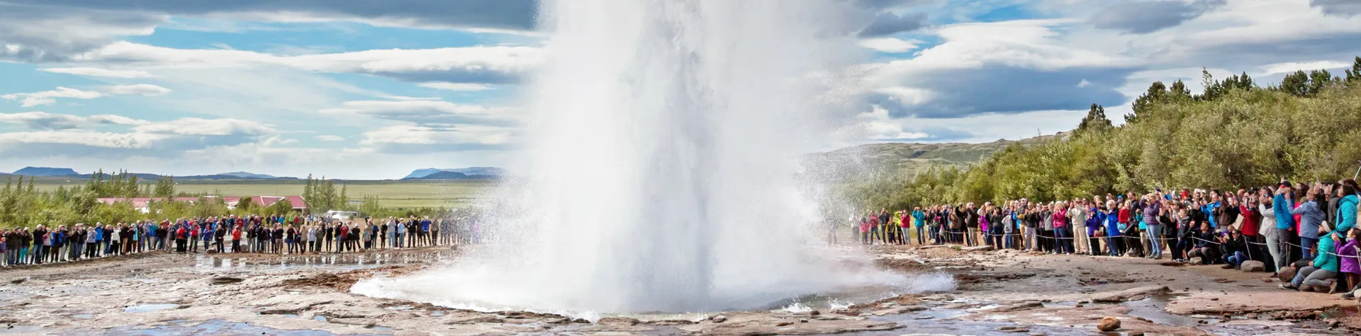 Geysir på Island.