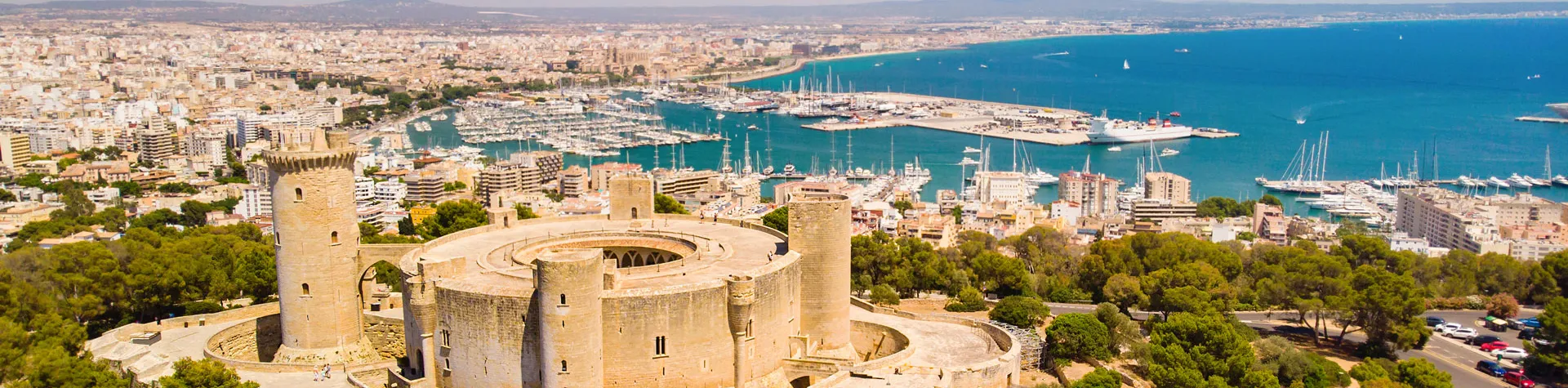 Castell de Bellver på Mallorca.