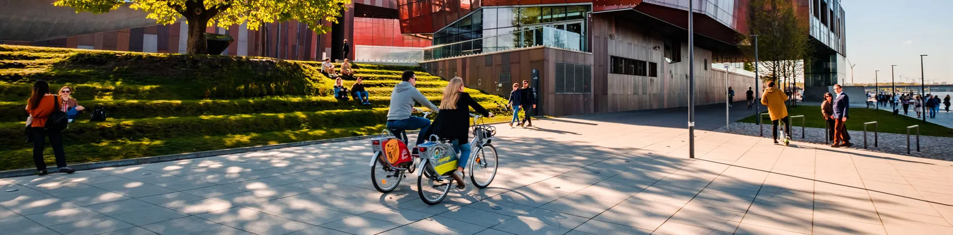 Cykeltur i Warszawa.