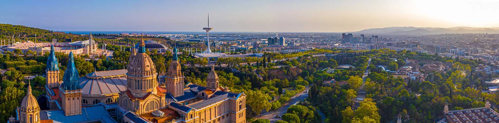 Montjuïc i Barcelona.