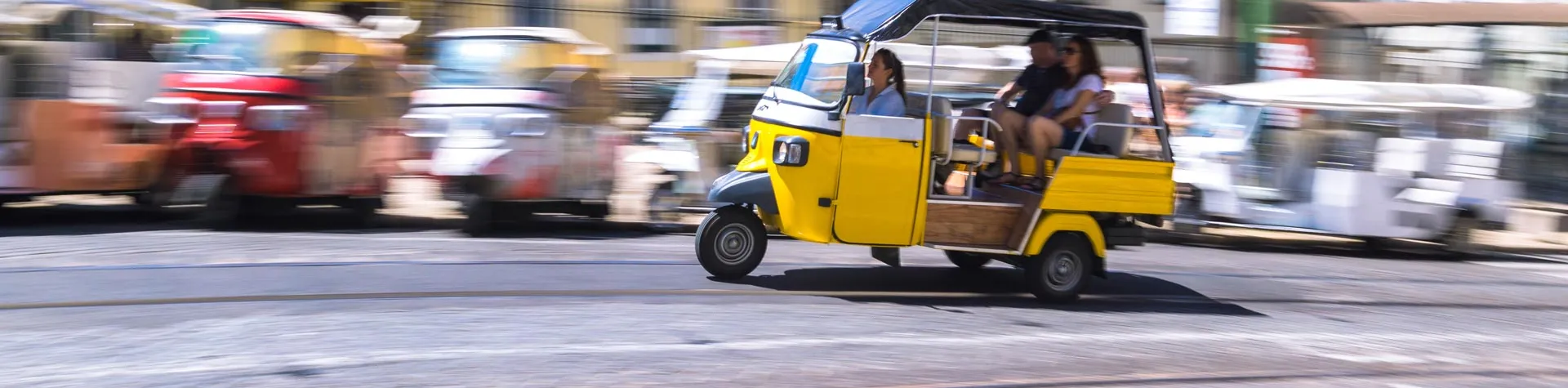 Tuk Tuk tours i Lissabon.