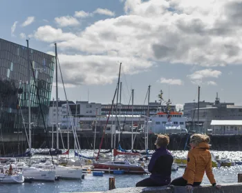 reykjavik, hamn, island