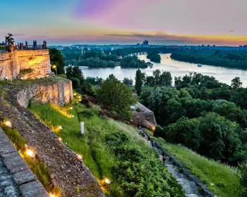 Fästning Kalemegdan i Belgrad, Serbien.