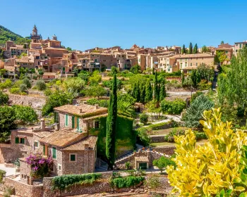 Bergsbyn Valldemossa på Mallorca.