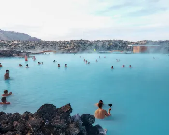 Blå Lagunen på Island.