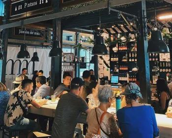 Mercado de San Miguel i Madrid.