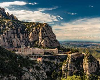 Kataloniens heliga berg Montserrat.