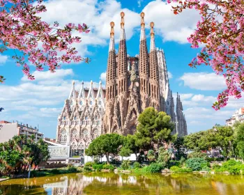 Sagrada familia i Barcelona.