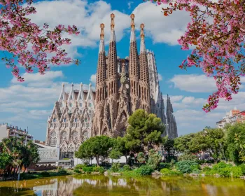 Sagrada familia i Barcelona.