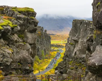 Thingvellir nationalpark, Island.