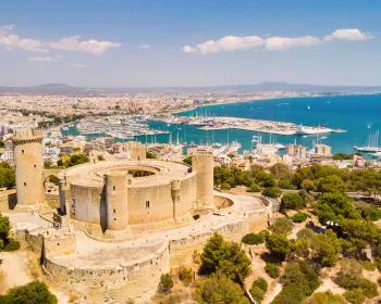 Castell de Bellver på Mallorca.