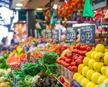 Mercat de la Boqueria i Barcelona.