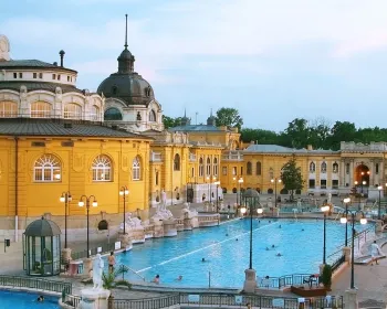 Szechenyi termalbad i Budapest.