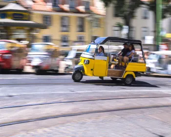 Tuk-tuk tur i Lissabon.