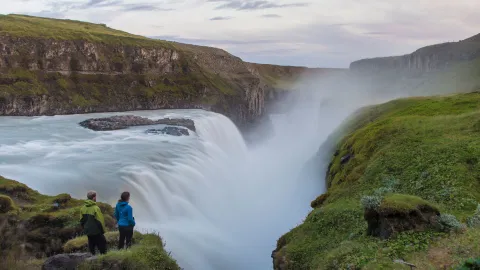 Gullfoss vattenfall Island