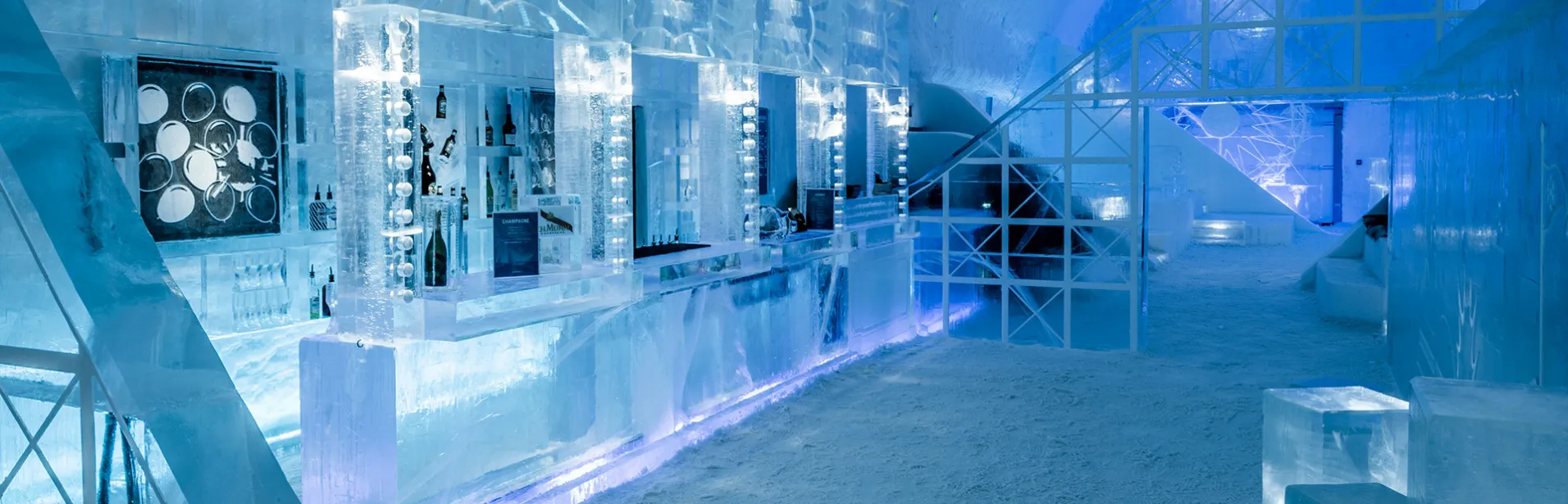 Icehotel, kiruna, sverige, isbar