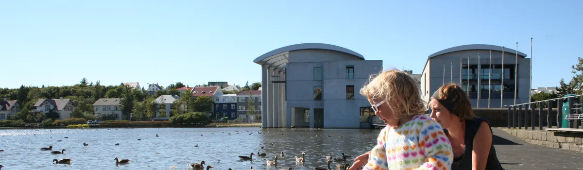 familj, island, reykjavik